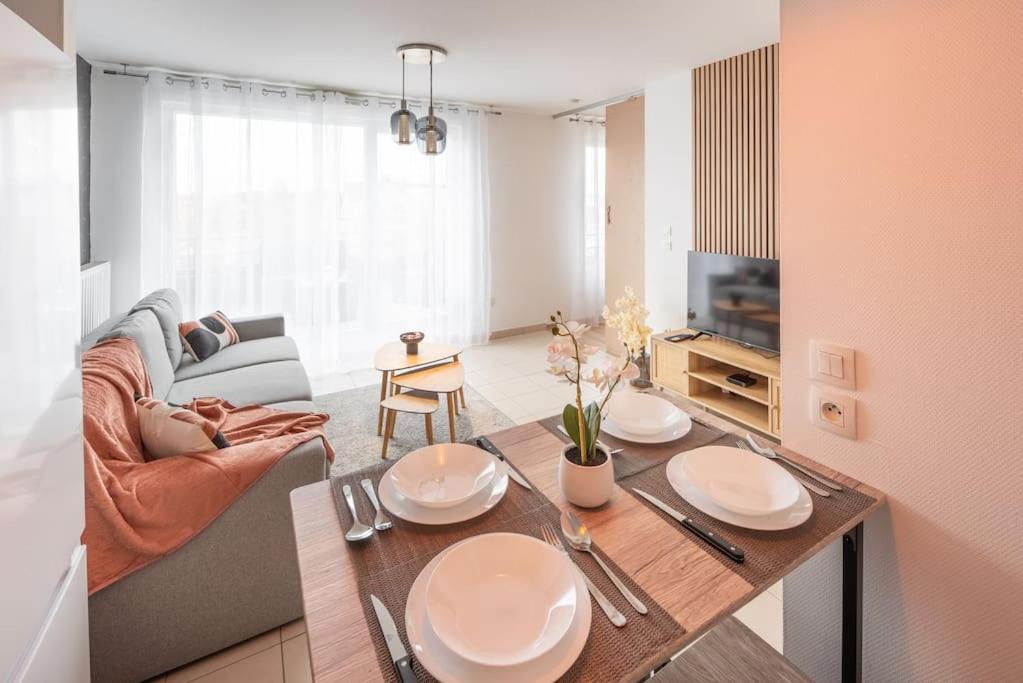 L'Excellence-8Min Aeroport-Terrasse-Parking Prive Leilighet Lingolsheim Eksteriør bilde