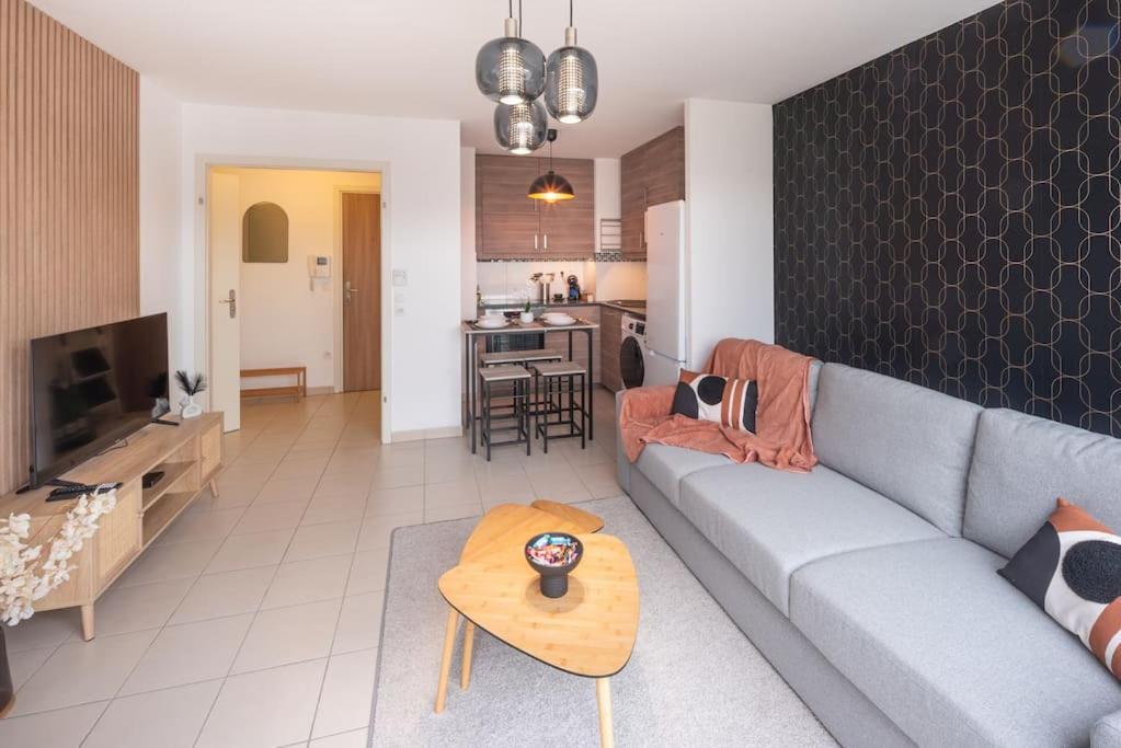 L'Excellence-8Min Aeroport-Terrasse-Parking Prive Leilighet Lingolsheim Eksteriør bilde